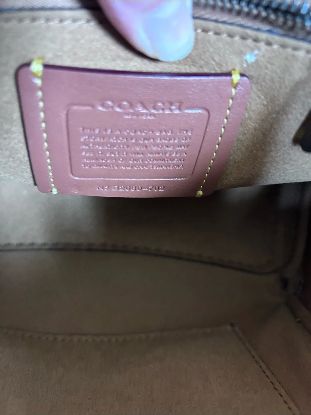 Coach Color Block Courier Top-Handle